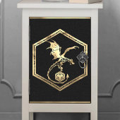 RPGドラゴン | ゴールドファンタジーテーブルトップPnPゲーマー用ダイス 薄葉紙