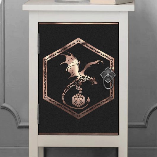 RPGドラゴン｜銅ファンタジーテーブルトップゲーマー用ダイス 薄葉紙