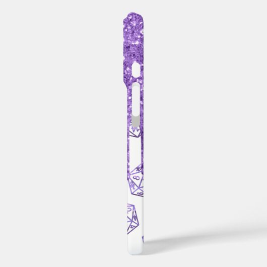 RPGドリップ |パープルファンタジーテーブルトップRoleplayerサイコロ Case-Mate iPhoneケース (裏面 / 左)