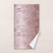 RPGパターン | Mauve Luxury Sheen Roleplayerサイコロ バスタオルセット (ハンドタオル)