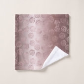 RPGパターン | Mauve Luxury Sheen Roleplayerサイコロ バスタオルセット (ウォッシュタオル)