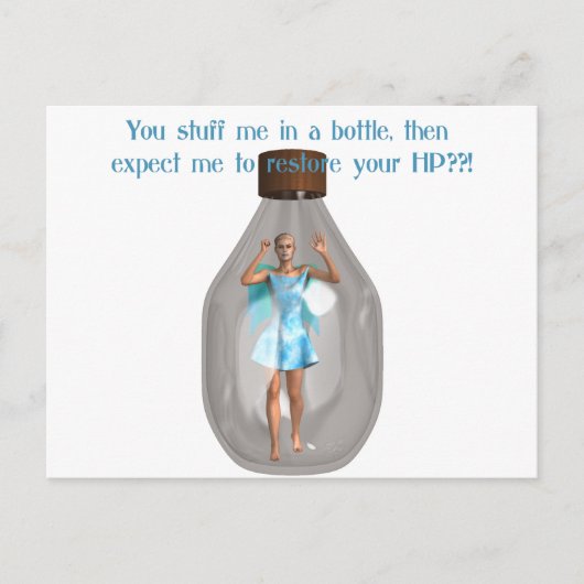 RPGヒットポイントフェアリーボトル ポストカード (正面)