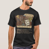 RPGファミリー - 夫クラスA - ステータス Tシャツ (正面)