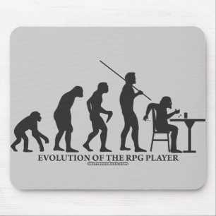 RPGプレーヤーの進化 マウスパッド