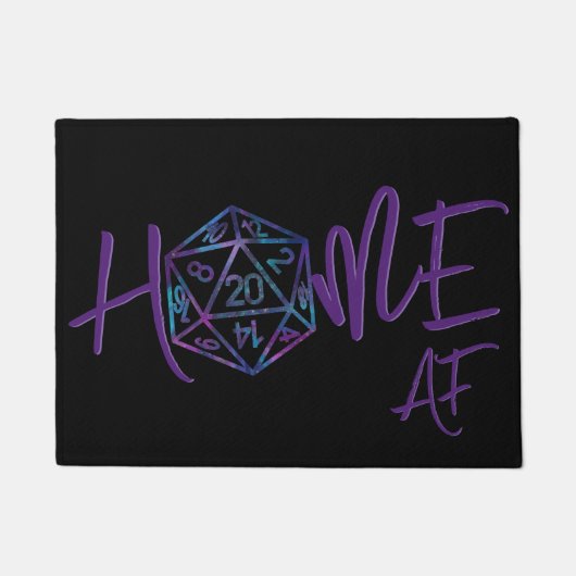 RPGホームAF | ネブラファンタジー卓上ゲーマーサイコロ ドアマット (正面)