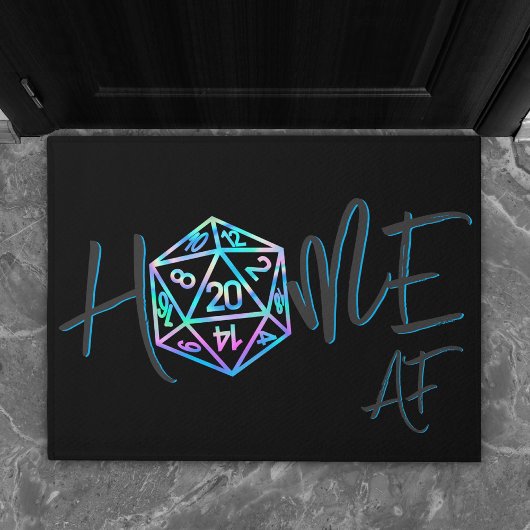 RPGホームAF | ホロファンタジーテーブルトップゲーマーウェルカム ドアマット