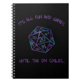 RPGユーモア | ネブラおもしろいとDMのスマイルまでゲーム ノートブック (正面)