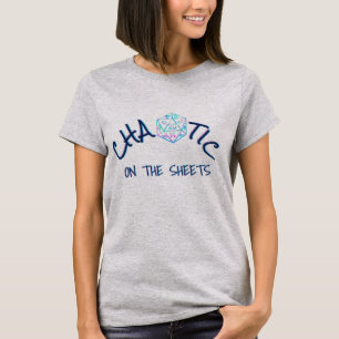 RPGユーモア ホロ・ゲーマーの混沌としたシート Tシャツ