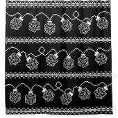 RPGライトクラシック | ファンタジー卓上ゲーマーサイコロ シャワーカーテン (正面)