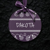 RPGライトパープル | ファンタジー卓上ゲーマーサイコロ オーナメント