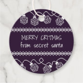 RPGライトパープル | ファンタジー卓上ゲーマーサイコロ フェイバータグ (正面)