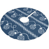 RPGライトブルー | ファンタジー卓上ゲーマーサイコロ ブラッシュドポリエステルツリースカート (アングル)