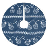 RPGライトブルー | ファンタジー卓上ゲーマーサイコロ ブラッシュドポリエステルツリースカート (正面)