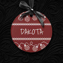 RPGライト赤 | ファンタジー卓上レトロゲーマーサイコロ オーナメント