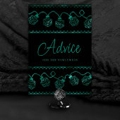 RPGライト | ティール（緑がかった色）グリーンファンタジー卓上カスタム テーブルナンバー