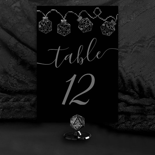 RPGライト | ファンタジーレトロテーブルトップPnPゲーマーサイコロ テーブルナンバー