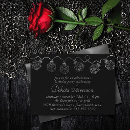 RPGライト | ファンタジーレトロテーブルトップPnPゲーマーサイコロ 招待状