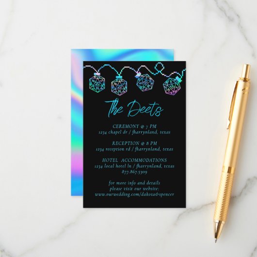 RPGライト | ホロファンタジーテーブルトップゲーマー詳細 エンクロージャーカード (正面/裏面インサイチュ)