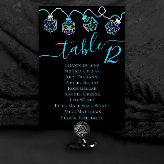 RPGライト | ホロファンタジーテーブルトップサイコロゲスト名 テーブルナンバー