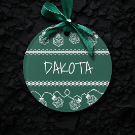 RPGライト（緑） | ファンタジー卓上ゲーマーサイコロ オーナメント