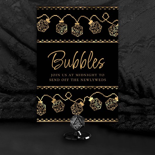 RPGライト | 金ゴールドファンタジー卓上ゲーマーカスタムー テーブルナンバー