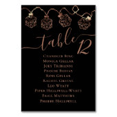 RPGライト | 銅ファンタジーテーブルトップゲスト名 テーブルナンバー (正面)