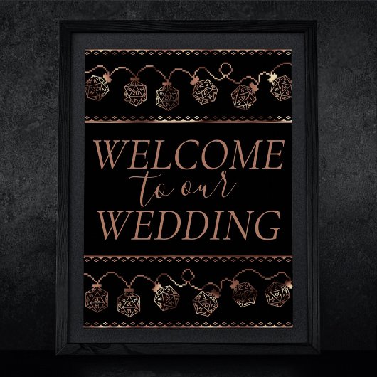 RPGライト | 銅ファンタジー卓上ゲーマーウェルカム ポスター