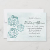 RPGルクース | アクアスモークファンタジー卓上ゲーマーサイコロ 招待状 (正面)