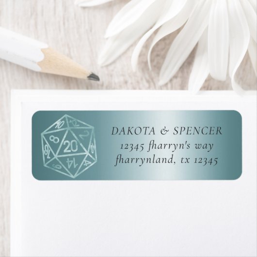 RPGルクース | アクアファンタジーテーブルトップゲーマーアドレス ラベル (インサイチュ)