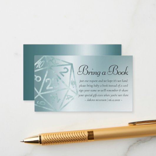 RPGルクース | アクアファンタジー卓上ゲーマーベビーブック エンクロージャーカード (正面/裏面インサイチュ)