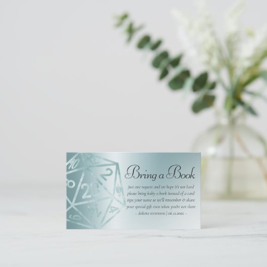 RPGルクース | アクアファンタジー卓上ゲーマーベビーブック エンクロージャーカード (スタンド正面)