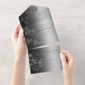 RPGルクース | オニキスファンタジーテーブルトップゲーマーサイコロエンツリー オールインワン招待状 (貼ってはがせる)