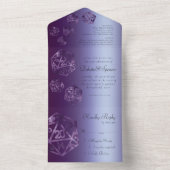 RPGルクース | バイオレットシェンファンタジーテーブルトップゲーマー オールインワン招待状 (内側)