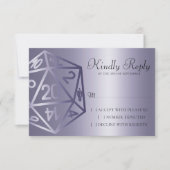 RPGルクース | パープルシェンファンタジーテーブルトップゲーマー 出欠カード (正面)