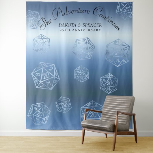 RPGルクース | ブルーファンタジー卓上ゲーマーフォトブース タペストリー (インサイチュ)