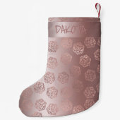 RPGルクース | マウヴファンタジーテーブルトップゲーマーカスタムー スモールクリスマスストッキング (裏面)