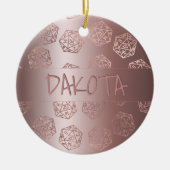 RPGルクース | マウヴファンタジーテーブルトップゲーマーカスタムー セラミックオーナメント (正面)