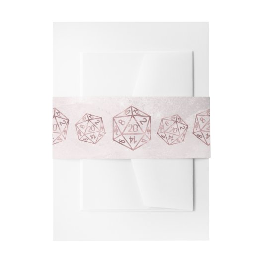 RPGルクース | モーヴシェンファンタジーテーブルトップゲーマーサイコロ 招待状ベリーバンド (正面例)