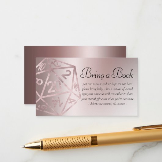 RPGルクース | Mauveファンタジーテーブルトップゲーマーサイコロブック エンクロージャーカード (正面/裏面インサイチュ)