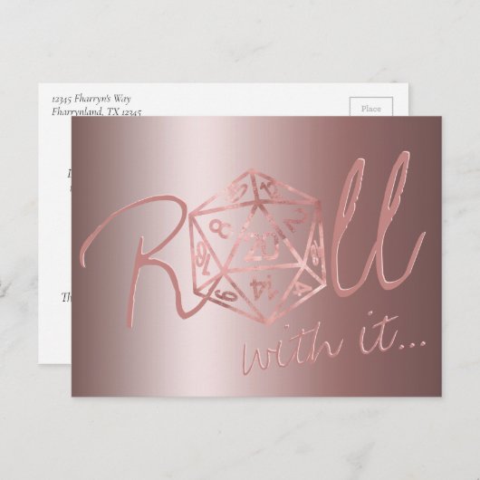 RPGルクース | Mauveファンタジーテーブルトップゲーマースケジュール ポストカード (正面/裏面)