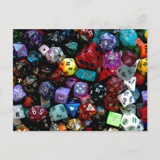 RPG側数々のサイコロ ポストカード (正面)