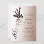 RPG剣 | 銅ファンタジー卓上ゲーマーサイコロ 招待状 (正面)