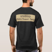 RPG家族 - ステータスを持つ夫クラス NA Tシャツ (裏面)