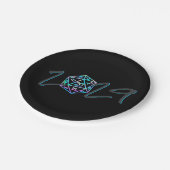 RPG年 | ホロファンタジーテーブルトップレトロゲーマーサイコロ ペーパープレート (アングル)