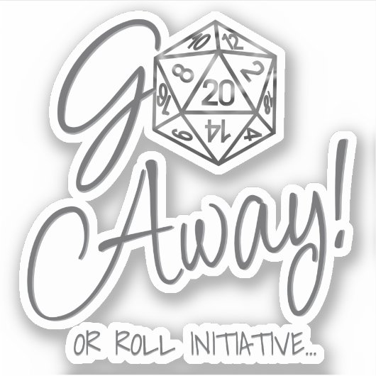 RPG移動遠くに | ファンタジークラシック卓上レトロゲーマー シール (正面)