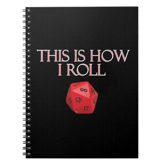 RPG転がのおもしろいサイコロ ノートブック (正面)