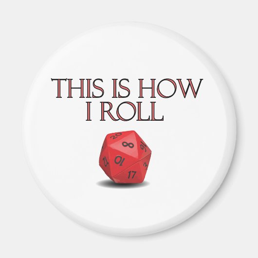 RPG転がのおもしろいサイコロ マグネット (正面)