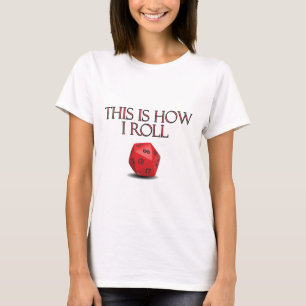 RPG転がのおもしろいサイコロ Tシャツ