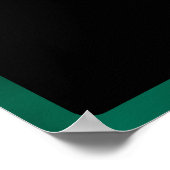 RPG龍 | エメラルドファンタジー卓上ゲーマーサイコロ ポスター (角)