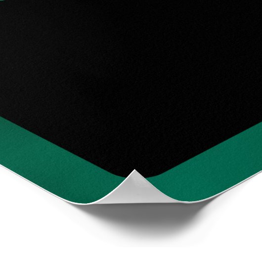 RPG龍 | エメラルドファンタジー卓上ゲーマーサイコロ ポスター (角)